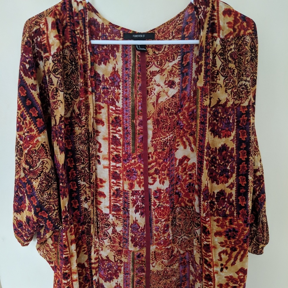 Mandala Patterned Kimono